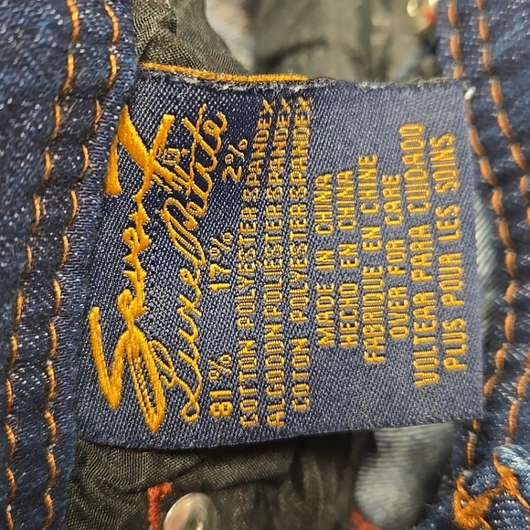 Seven 7 Luxe Petite 20WP Skinny Stretch Jeans 5 Pocket Zipper Fly - Picture 5 of 5